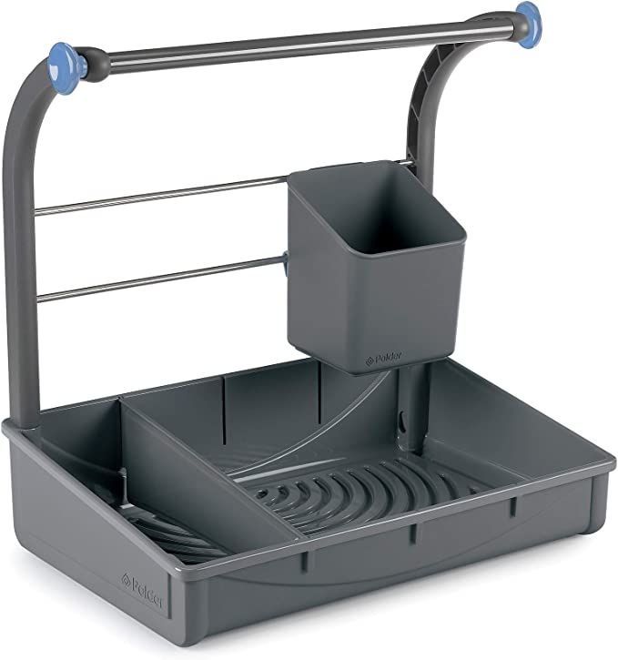 Polder Under Sink Cleaning Supplies Organizer/Storage Caddy (Gray) | Amazon (US)