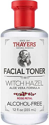 Amazon.com: THAYERS Alcohol-Free Witch Hazel Facial Toner with Aloe Vera Formula, Rose Petal, 12 ... | Amazon (US)