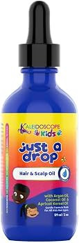 Kaleidoscope Kids Just a Drop Nourishing Hair Oil, Softens Curly Hair, 2 oz | Amazon (US)