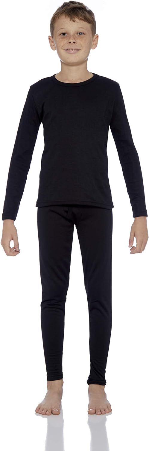 Rocky Thermal Underwear for Boys (Thermal Long Johns Set) Shirt & Pants, Base Layer w/Leggings/Bo... | Amazon (US)