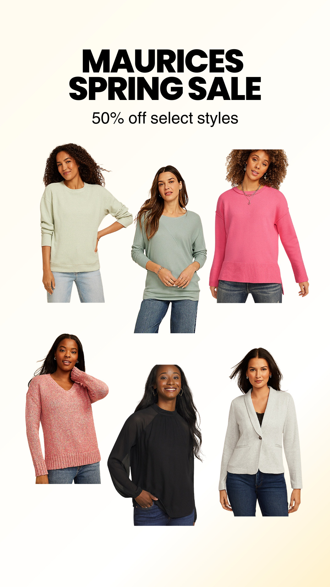 Maurices has a spring sale going on with select items 50% off!  

 #LTKSpringSale #LTKSaleAlert #LTKTall