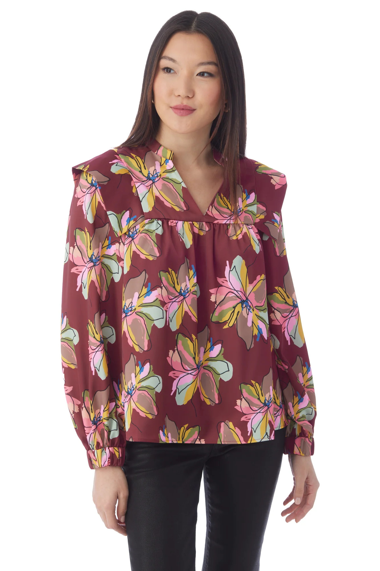 Gaines Top in Gallery Floral | CROSBY by Mollie Burch | CROSBY by Mollie Burch