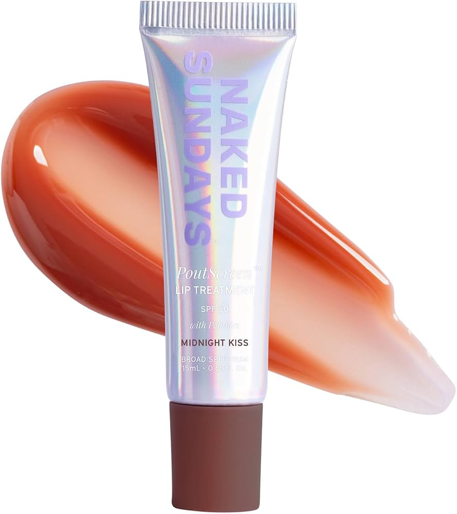 Naked Sundays SPF 50 Tinted Lip Treatment with Sun Protection \u2014 Hydrating Lip Balm with Pept... | Amazon (US)