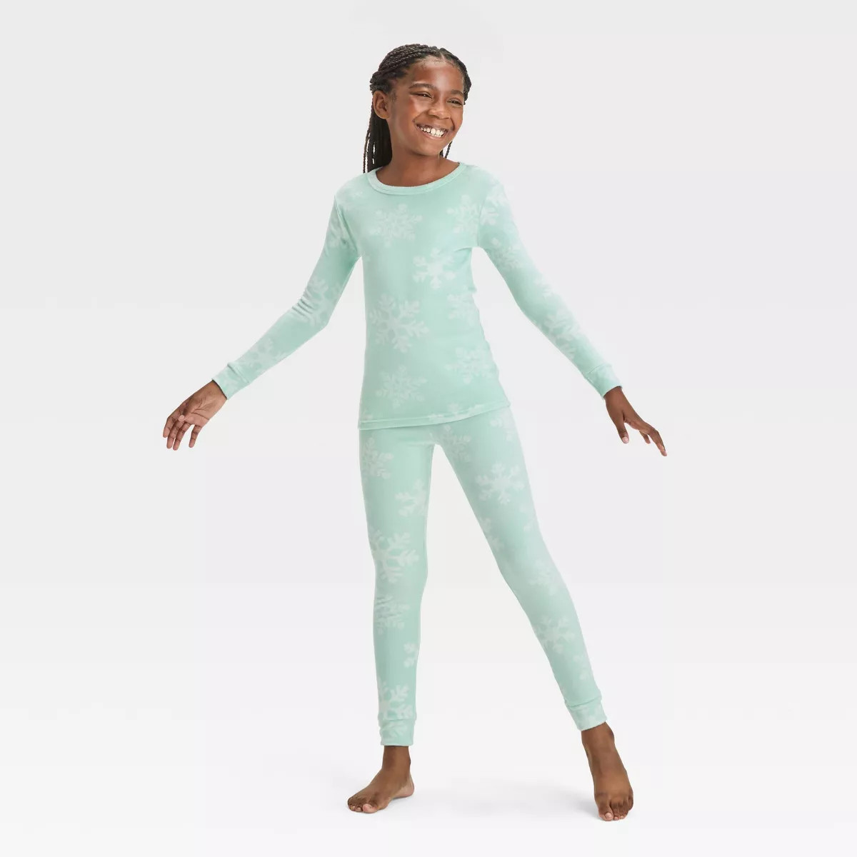 Kids' 2pc Christmas Snuggly Soft Snug Fit Long Sleeve Pajama Set - Cat & Jack™ | Target