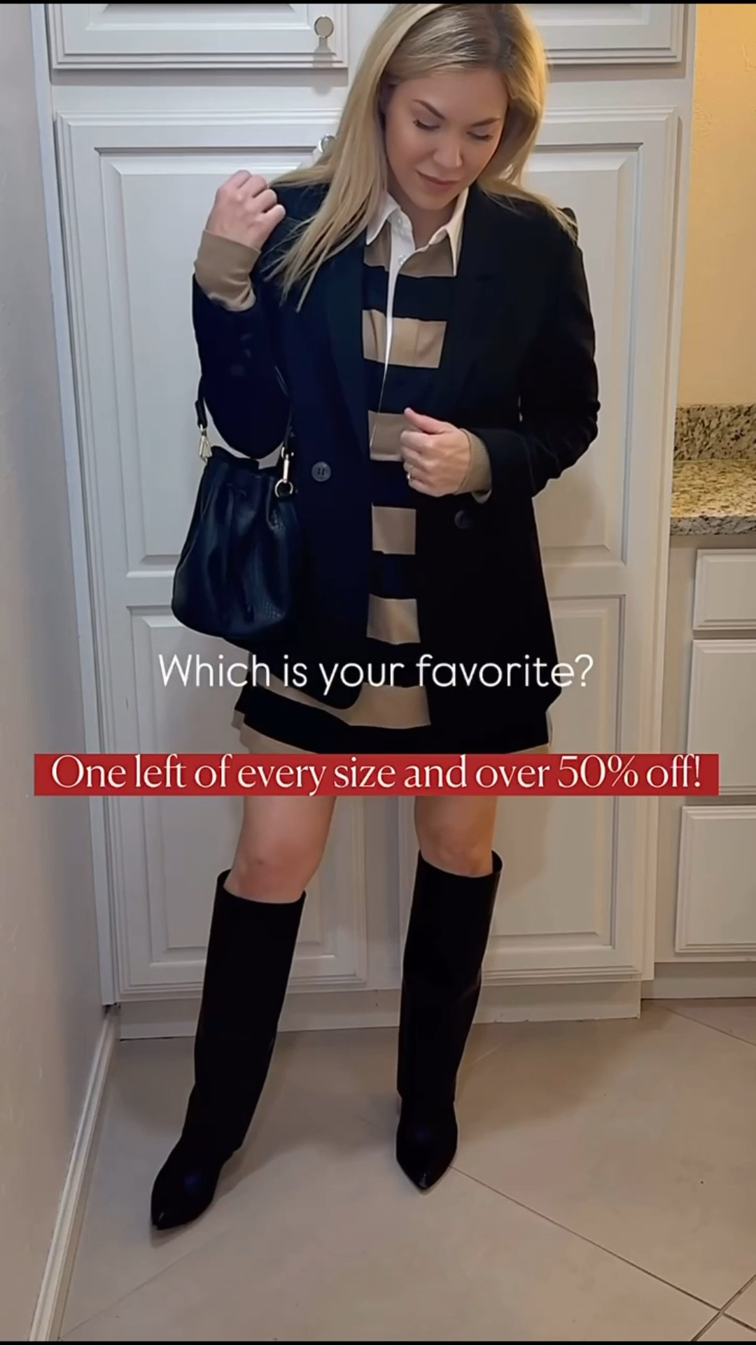 This dress is 58% off and will be perfect for going into spring!

#LTKSaleAlert #LTKgrwm #LTKootd