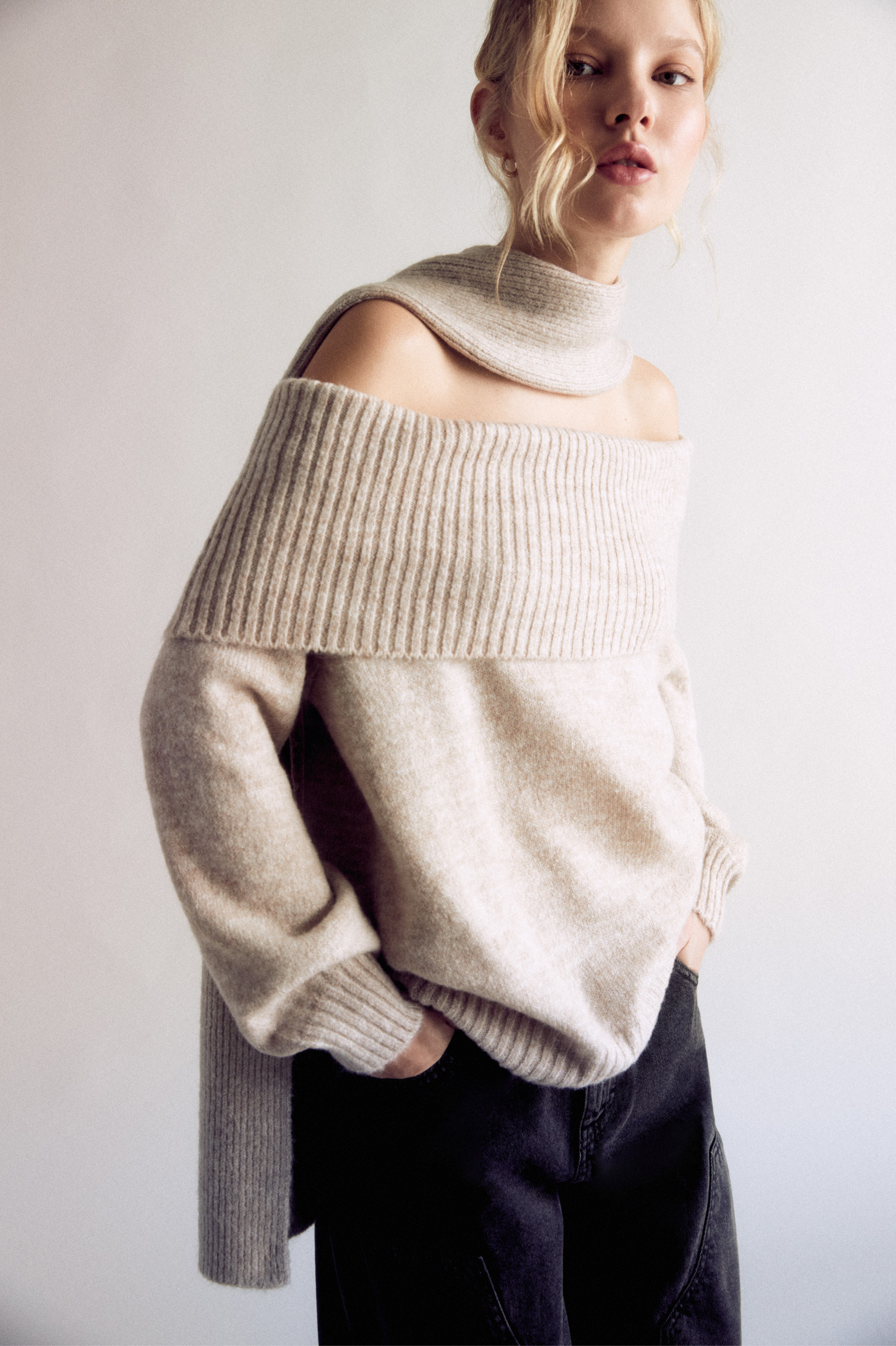 Bardot neckline jumper | PULL and BEAR UK
