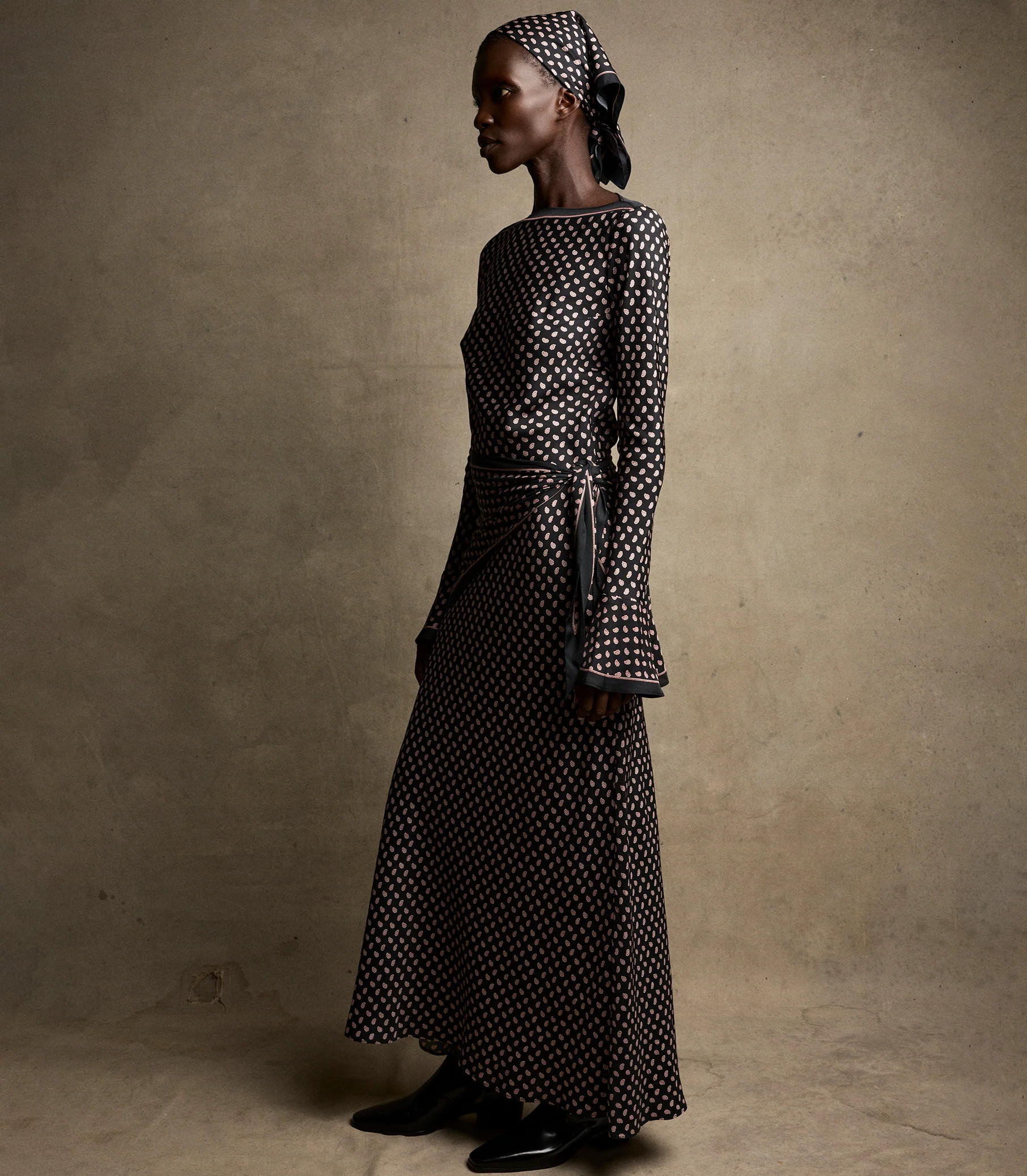 Davina Dress - Cardinale Foulard | DOEN