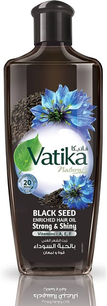 Vatika Black Seed Oil for Hair - Strong & Shiny Ayurvedic Hair Oil, 300ml | Amazon (US)
