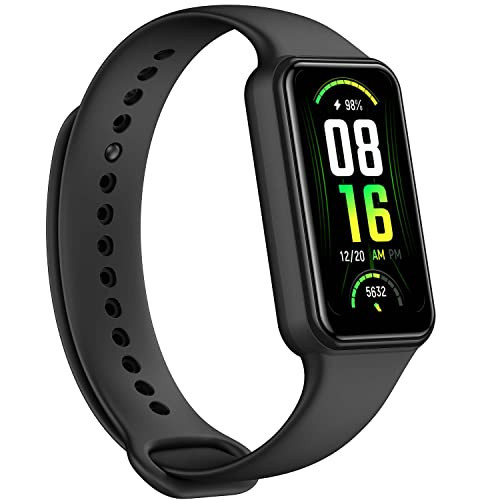 Amazfit Band 7 Fitness and Activity Trackers and Smartwatches, Heart Rate, SpO2, Sleep Analysis, Amazon Alexa Built-In, 18-Day Battery, Black | Amazon (US)