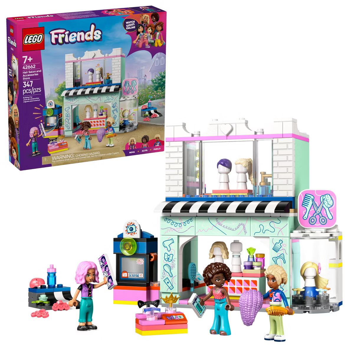 LEGO Friends Hair Salon and Accessories Store Toy Building Set 42662 | Target