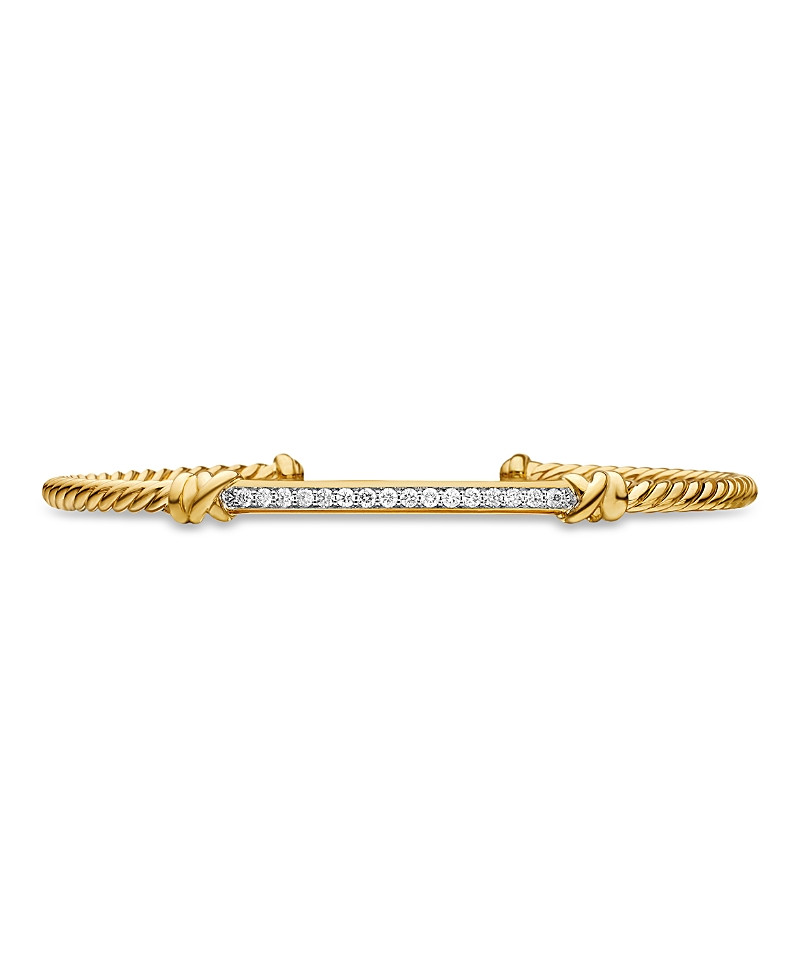 David Yurman Petite Helena Two Station Wrap Bracelet in 18K Yellow Gold with Diamonds | Bloomingdale's (US)