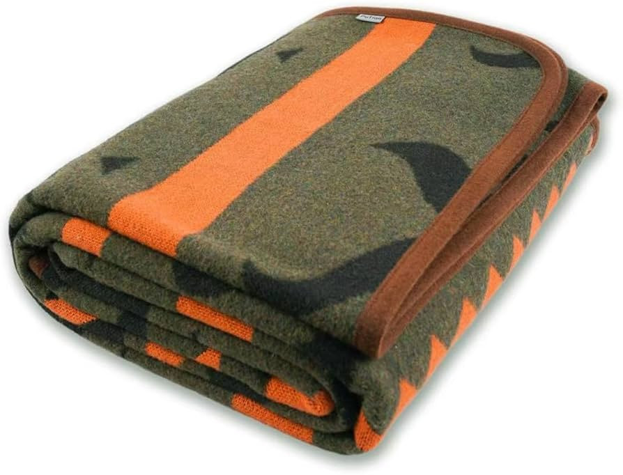 PuTian Merino Wool Blanket - Warm, Thick, Washable, 87" x 63" Large Throw for Outdoors, Camping,C... | Amazon (US)
