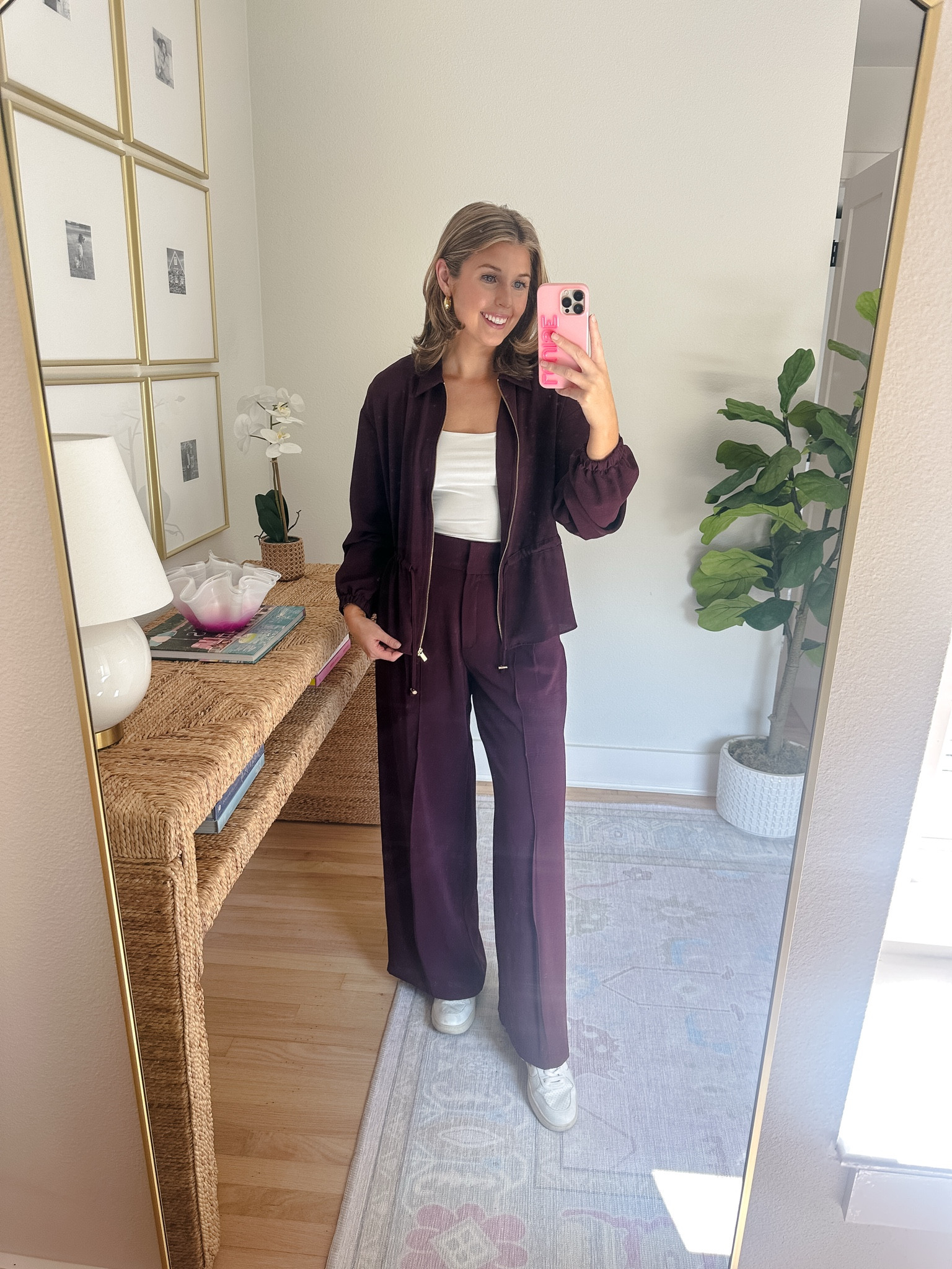 Zara set! Wearing an XS in top and S in pant!