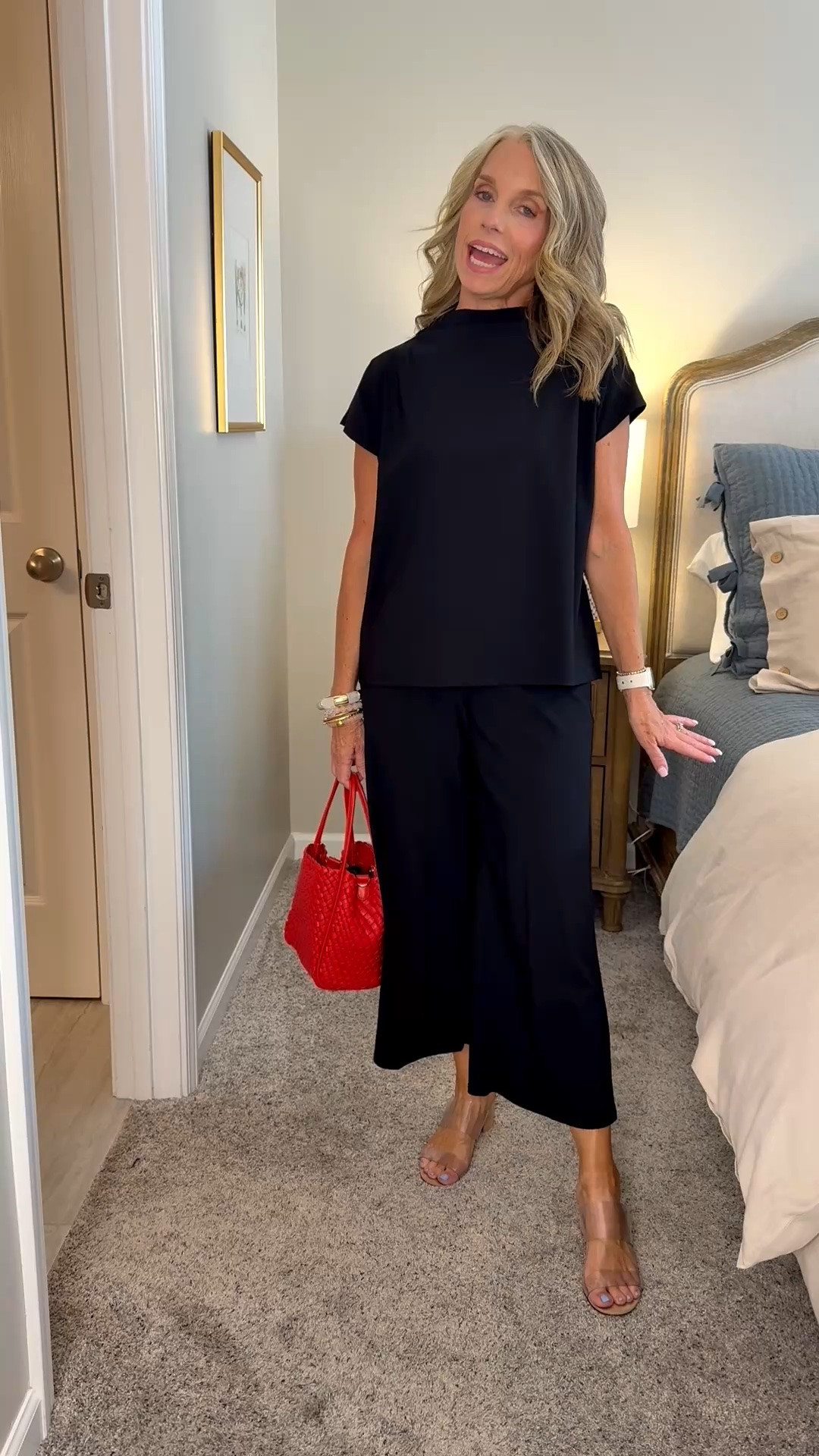 Wearing XS in both. If between sizes, size up in the top.

#LTKOver40 #LTKWorkwear #LTKTravel