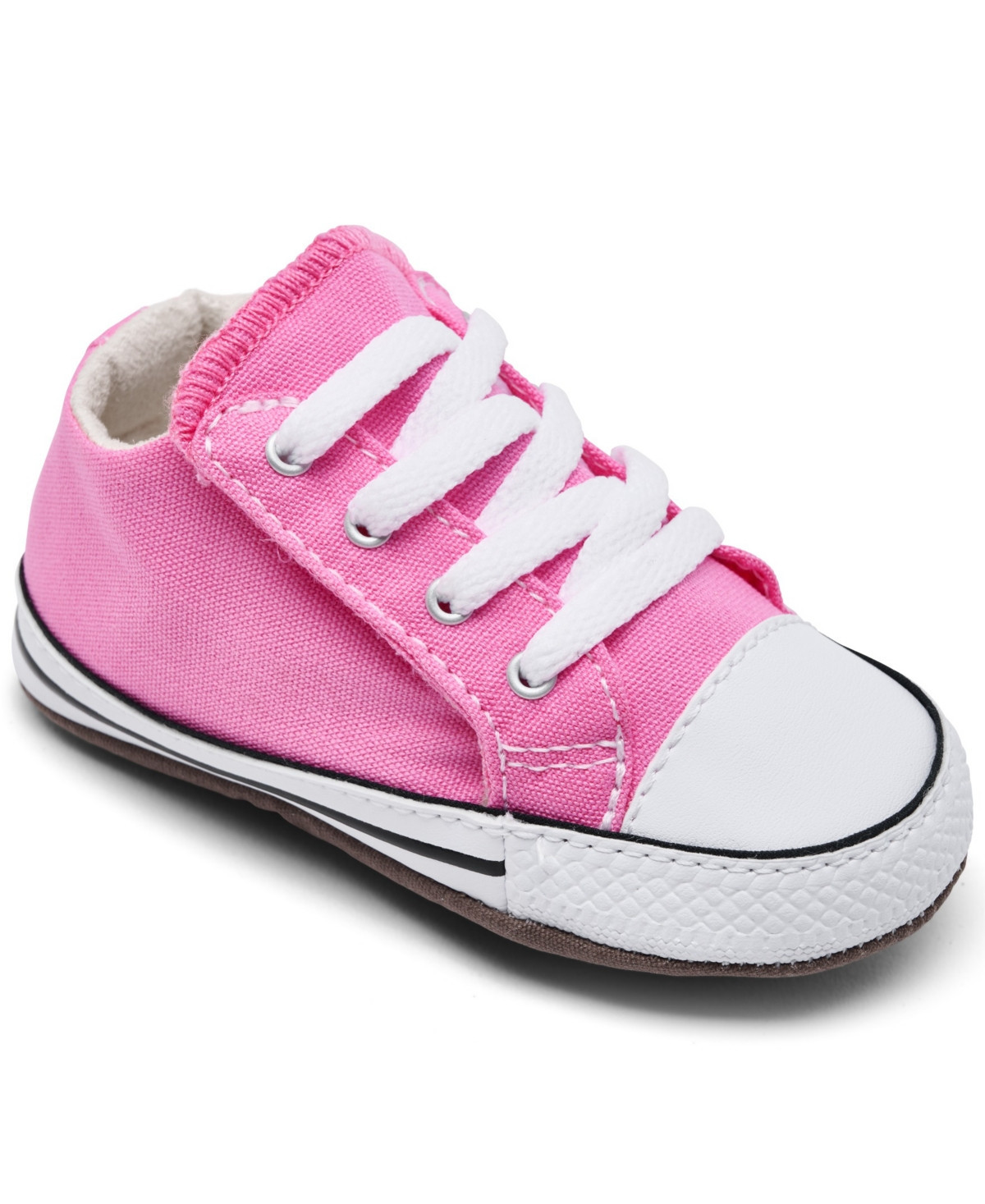 Converse Baby Girls Chuck Taylor All Star Cribster Crib Booties from Finish Line - PINK | Macy's