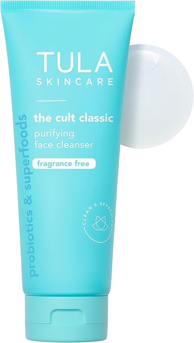 TULA Skin Care Cult Classic Purifying Face Cleanser - Gentle and Effective Face Wash, Makeup Remo... | Amazon (US)
