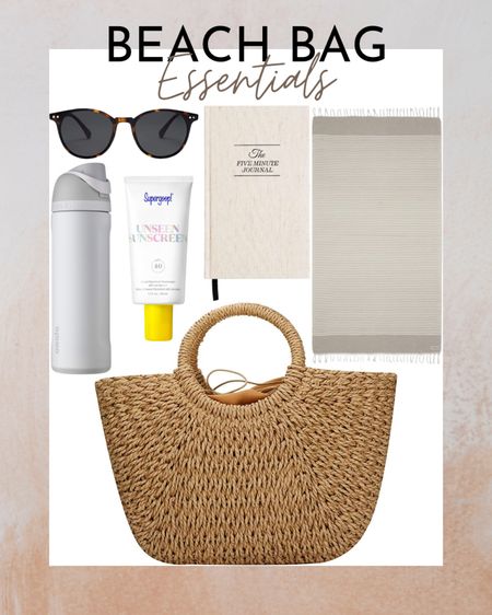 Warm, sunny weather calls for bummy days at the beach! All of my beach bag essentials can be found on Amazon.

#LTKunder50 #LTKSeasonal #LTKitbag