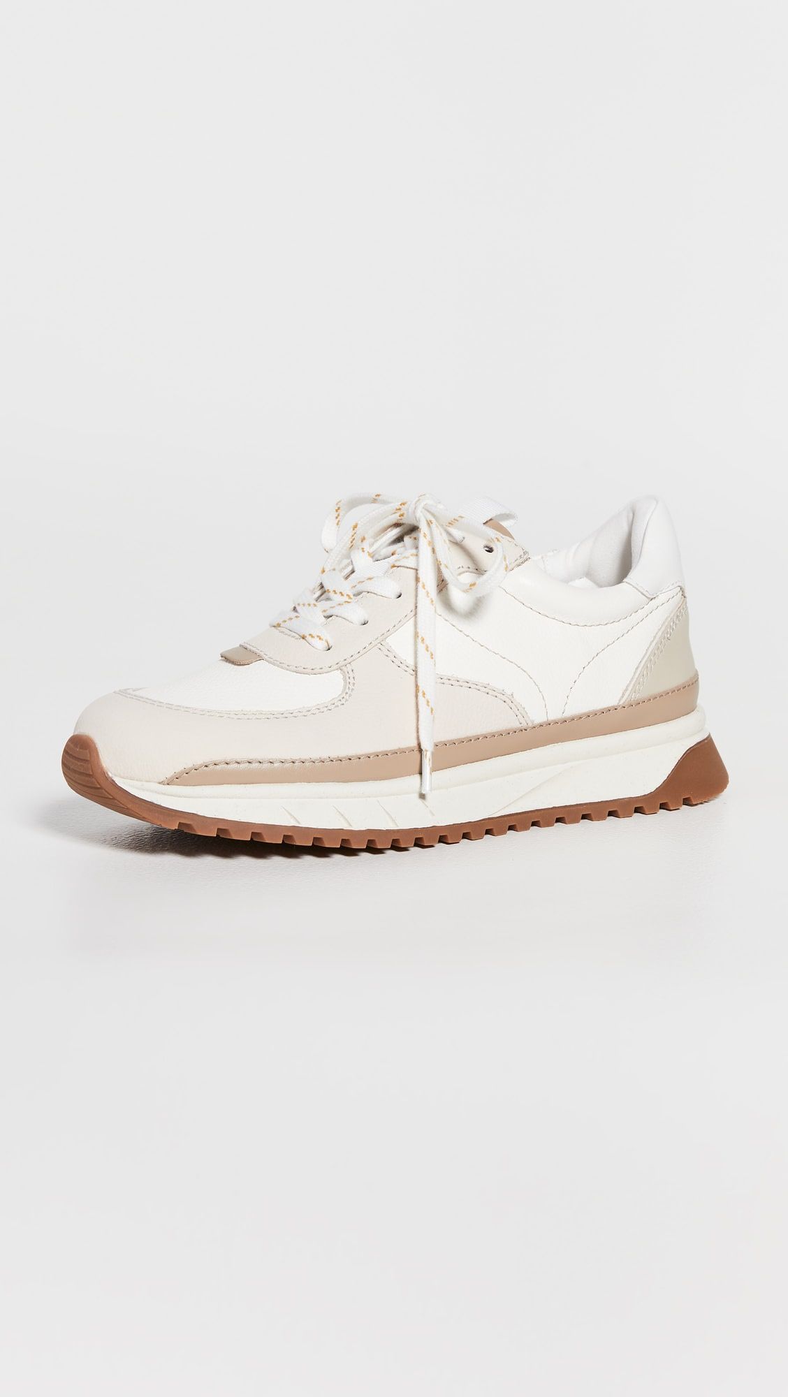 Madewell Kickoff Trainer Sneakers in Neutral Colorblock Leather | Shopbop | Shopbop