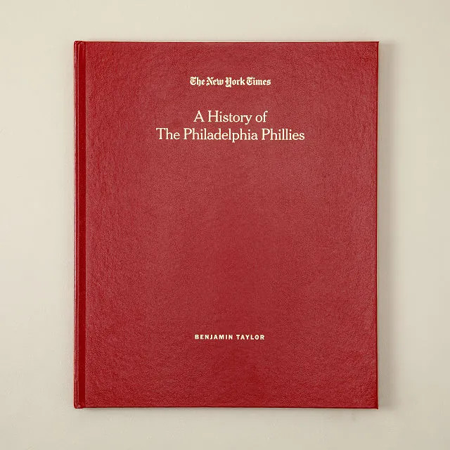 New York Times Custom Baseball Book | UncommonGoods