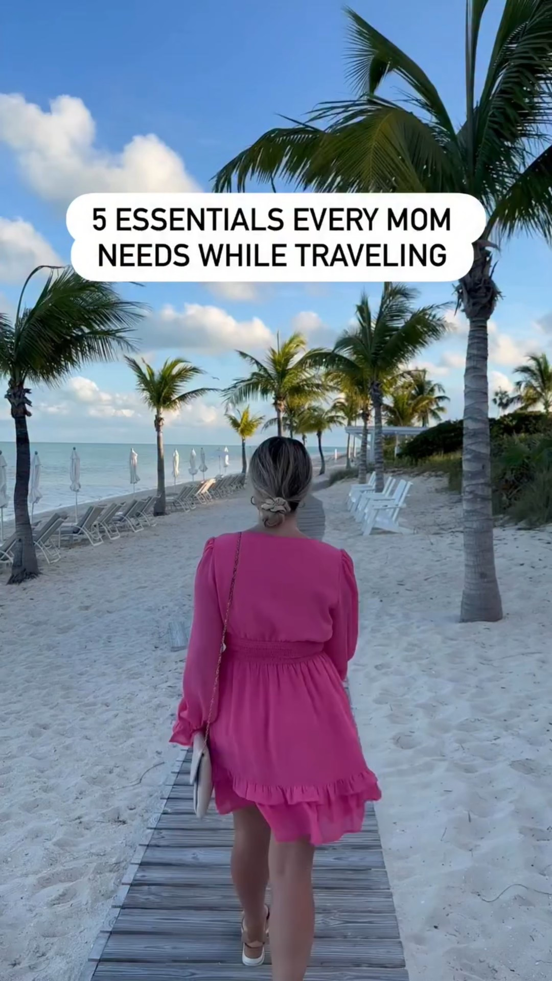 Mamas we always make sure we have everything for our baby … but these are a few things I’ll never go out exploring on vacation without! 

1️⃣ Over the shoulder bags – I pack a casual one for daytime and a couple nicer ones for evening dinner and activities. I don’t have to worry about pick pocket, always have my phone and id on me and hands are free!

2️⃣ Reusable water bottle 

3️⃣ Portable charger

4️⃣ Easy snacks – if mom’s hangry no one is going to have a good day!! 

5️⃣ Small first-aid kit – I learned this the hard way after hurting my back traveling solo and didn’t have anything to help! Think allergy, pain, bandaids

Comment BAGGAGE and I’ll send you the bags I use on every trip - one of them I’ve gotten so many compliments on and people asking where I got it! 

#travelessentials #packinglist #momlife #familytravel #travelwithus #familyvacation #vacationpackinglist #travelmusthaves #momlife #travelmoments #travelgram #beachvacay #beachvacation #familyvacay #travel #vacation