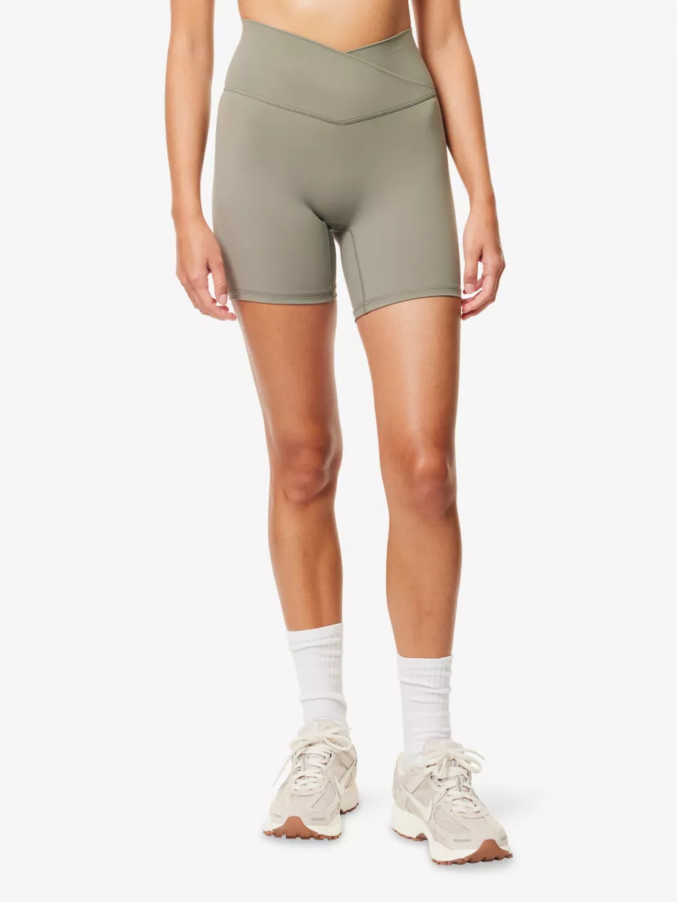 Ultimate Wrap-Over Logo-Print Stretch-Jersey Shorts | Selfridges