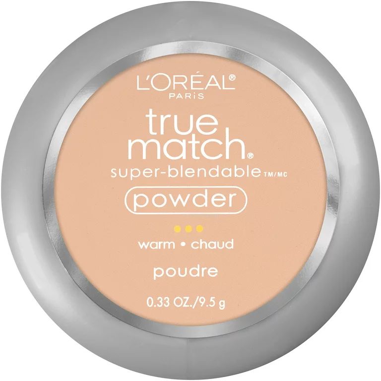 L'Oreal Paris True Match Super-Blendable Oil Free Makeup Powder, Nude Beige, 0.33 oz. | Walmart (US)
