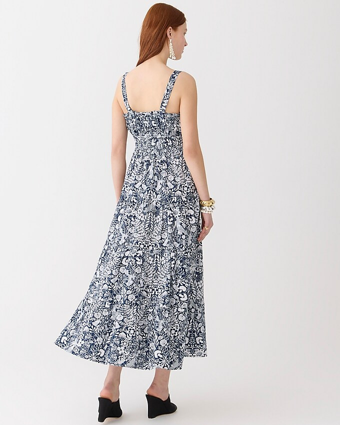 Sevilla tiered dress in mermaid floral | J. Crew US