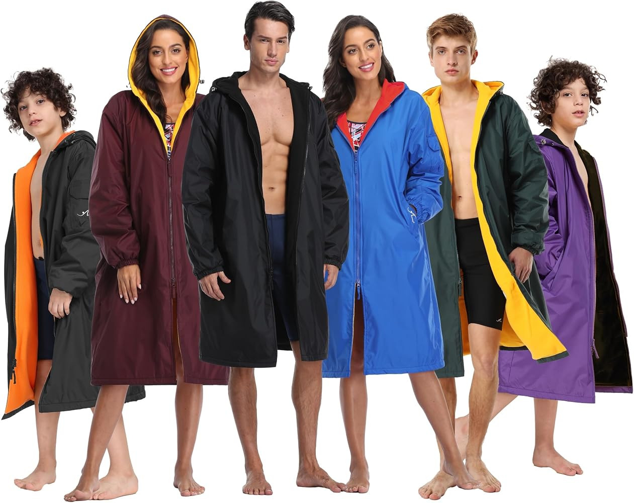Adoretex Unisex Waterproof Swim Parka, Quick-dry Warm Coat Water Sports Jacket for Adults & Kids-... | Amazon (US)