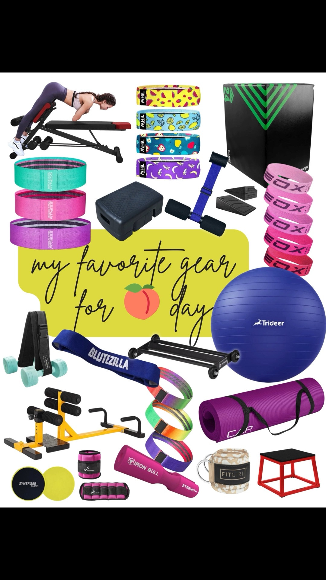 My favorite gear for glute workouts! 

#workout #gluteworkout #workoutgear

#LTKActive #LTKFindsUnder50 #LTKOver40