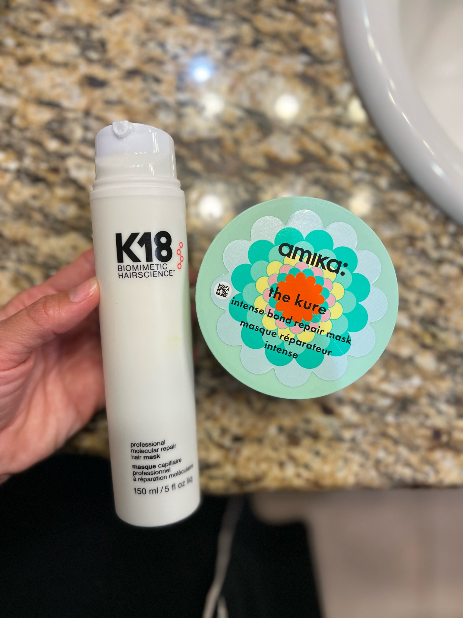 K18 and Amika the cure intense bond repair mask are worth their weight in gold. 

#LTKunder100 #LTKFind #LTKbeauty