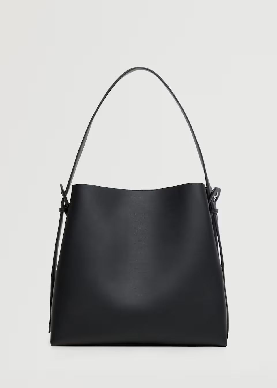 Buckle detail shopper bag -  Women | Mango USA | MANGO (US)