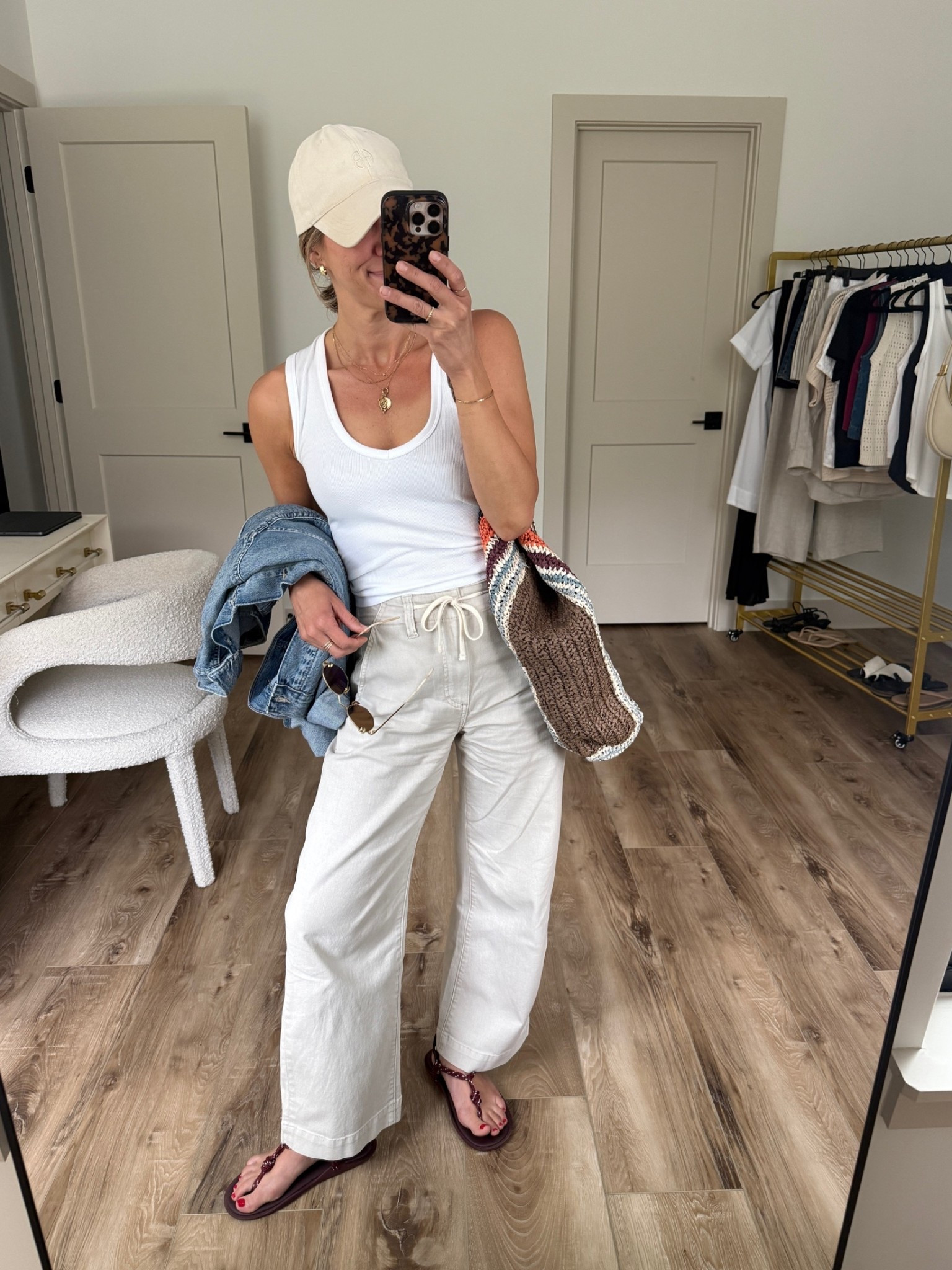 Wearing 25 pants, small tank, sandals tts

#LTKOver40 #LTKSeasonal #LTKootd