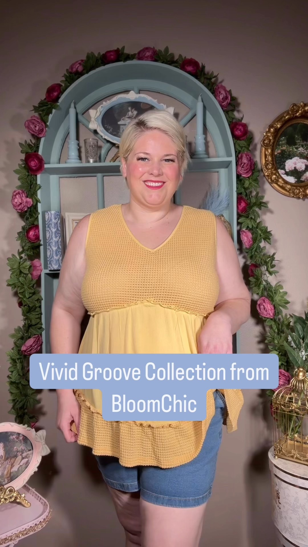 Are you ready for spring-fashion?

When the vibe is cute and comfy all week long… which look are you wearing first?
Let’s break ‘em down:

1. Hello Sunshine
• vintage yellow sleeveless top with texture + ruffle hem
• Easy breezy fit that doesn’t cling
• Pairs perfectly with denim shorts + a bright lip

2. Picnic Chic
• Blue gingham with bow tie details = classic and sweet
• Soft puff sleeves and flowy cut for warm weather comfort
• Matching earrings add the finishing touch

3. Floral & Flirty
• Bold pink florals trimmed in pink-this top is a whole mood

• Playful and vintage-inspired design all around with a v neck design.

I am 5’9 and wear a size 18/20 in BloomChic

Which one are you grabbing for a sunny day out?

#bloomchic #plussizefashion #sizeinclusive #plussizestyle #plussizeootd  
#plussizetop #summerstyle #casualfashion #everydaystyle  
#plussizeinspo #plussizecontentcreator #fashionforcurves #vintagemeetsmodern  
#whattowear #curvyandconfident #springtops 

#LTKFindsUnder50 #LTKPlusSize #LTKFestival