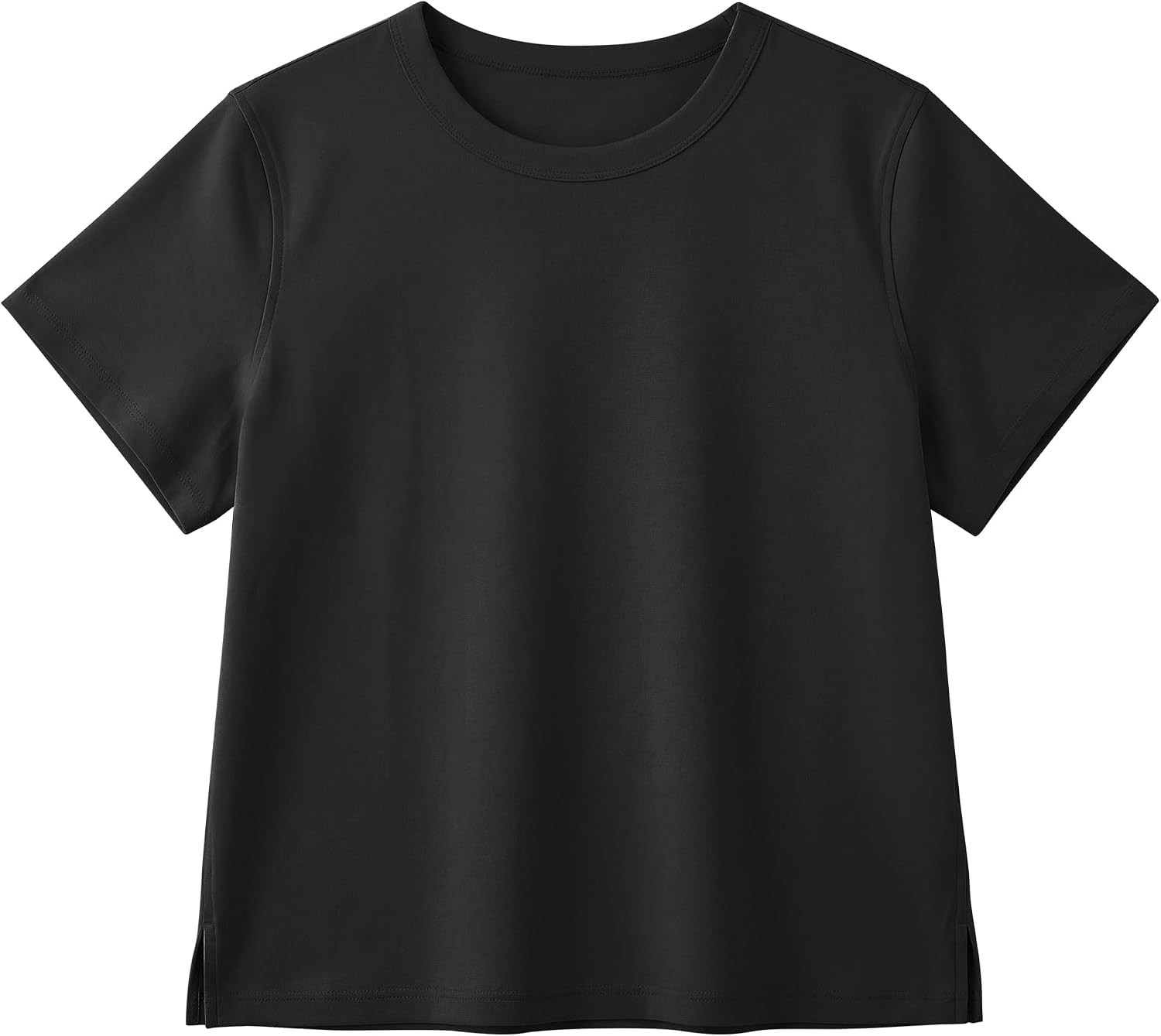 Stelle Women Cotton T Shirts Short Sleeve Basic Tees Casual Boxy Crop Tops | Amazon (US)