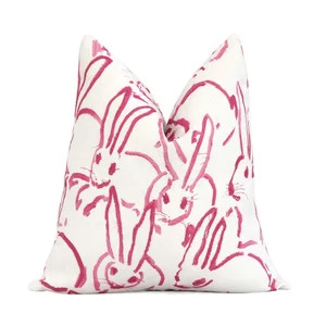 Lee Jofa Hutch Pink Bunny Throw Pillow Cover With Zipper Pink | Etsy | Etsy (US)