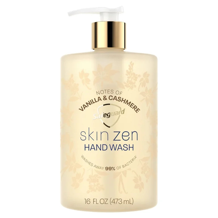 Safeguard Skin Zen Liquid Hand Soap, Notes of Vanilla & Cashmere, 16 fl oz | Walmart (US)