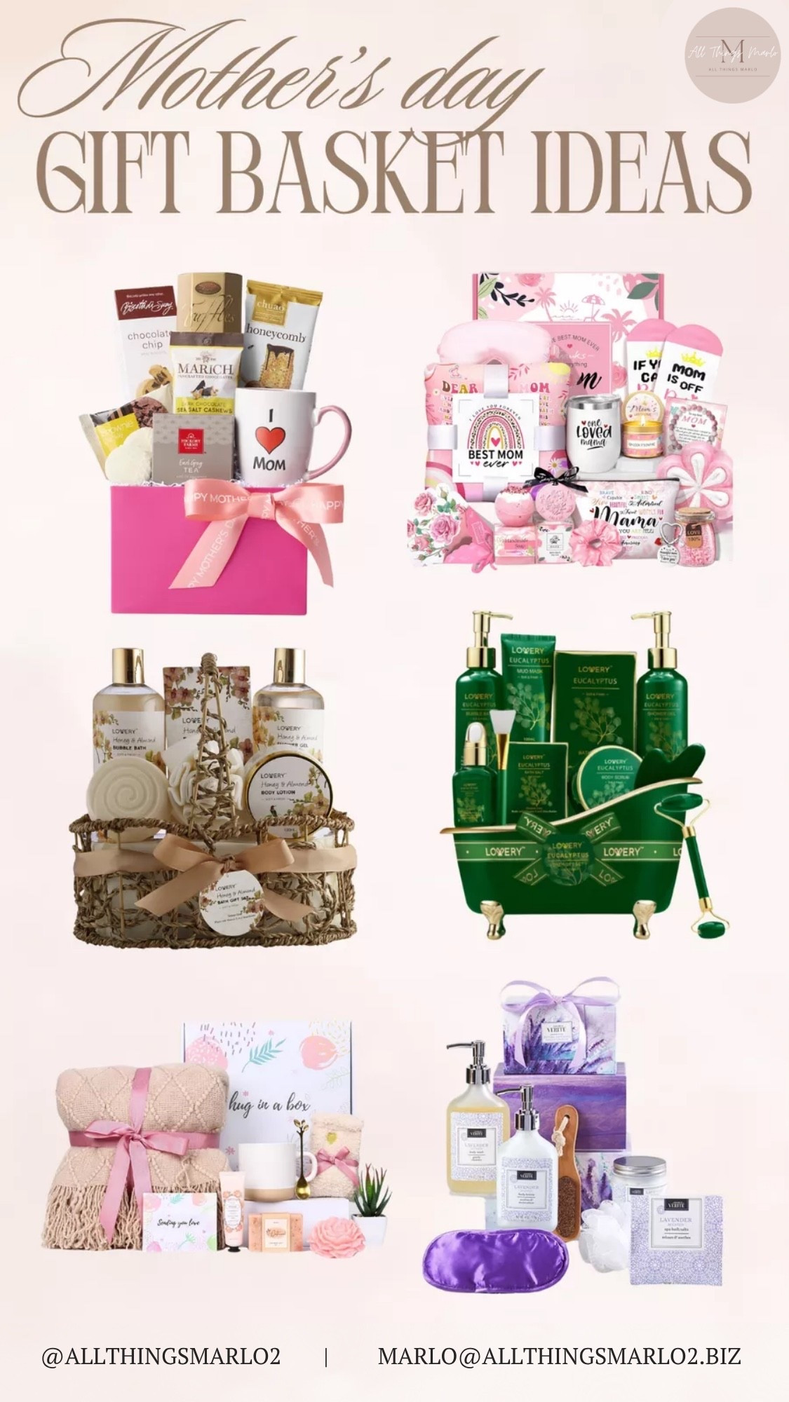 Mother's day gift basket ideas. 

#LTKBeauty #LTKMothersDay #LTKmomlife