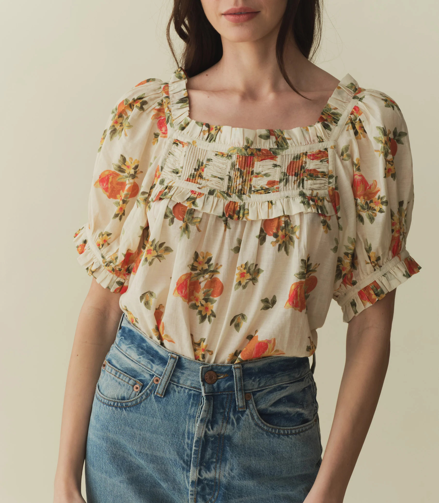 Frances Top - Orangerie Floral | DÔEN | DOEN