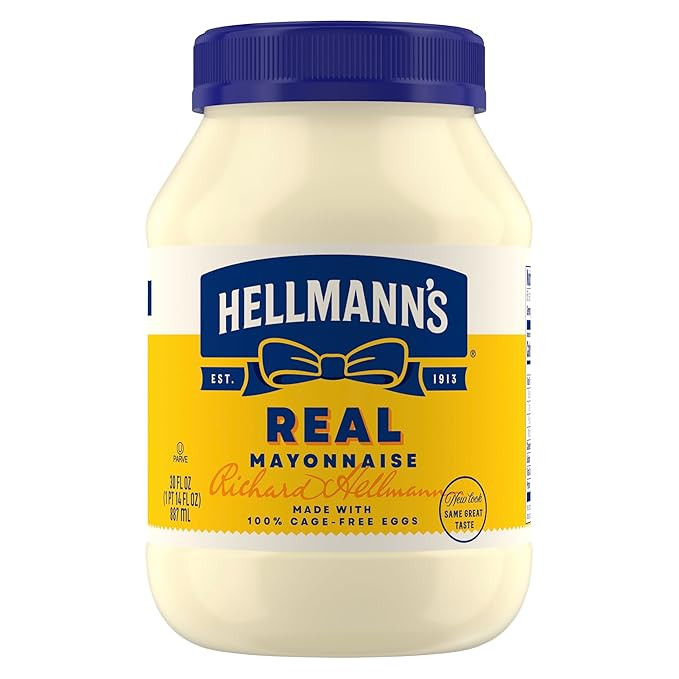 Hellmann's Mayonnaise Real Mayo 1 ct For A Creamy Sandwich Spread or Condiment Rich in Omega-3 AL... | Amazon (US)