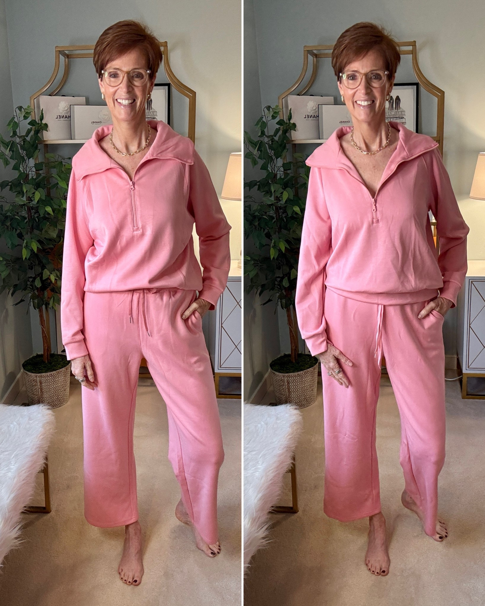 POV: You get invited to a pink-themed slumber party called “Make Your Dreams a Reality”… and realize your sleepwear is not exactly public-ready.

Like, Follow, and Comment PINK and I’ll send links roght to your DM

I ordered two pink Amazon sets that look almost identical—different brands, slightly different fits, same dream-worthy color. 💕

Both are comfy enough for lounging but cute enough for a girls’ night event! Perfect if you want pajamas that feel pulled together but not overdone.

💡 If you have a holiday girls’ night, bachelorette weekend, or Valentine’s staycation coming up—save this for inspo!
 I linked both in my ShopMy so you can grab them too!

✨ Tap “share” to send this to your bestie who’d totally go for a pink-themed night in.

#AmazonFashionFinds #AmazonTryOnHaul #Over40Style #ClassicStyle #EverydayStyle #TallWomenFashion #PinkOutfitIdeas #SlumberPartyStyle #AmazonPajamas #HolidayGirlsNight #AffordableFashion #ShopMyStyle #AmazonSet #PinkStyle #ATallDrinkOfStyle



#LTKOver40 #LTKFindsUnder100 #LTKTall