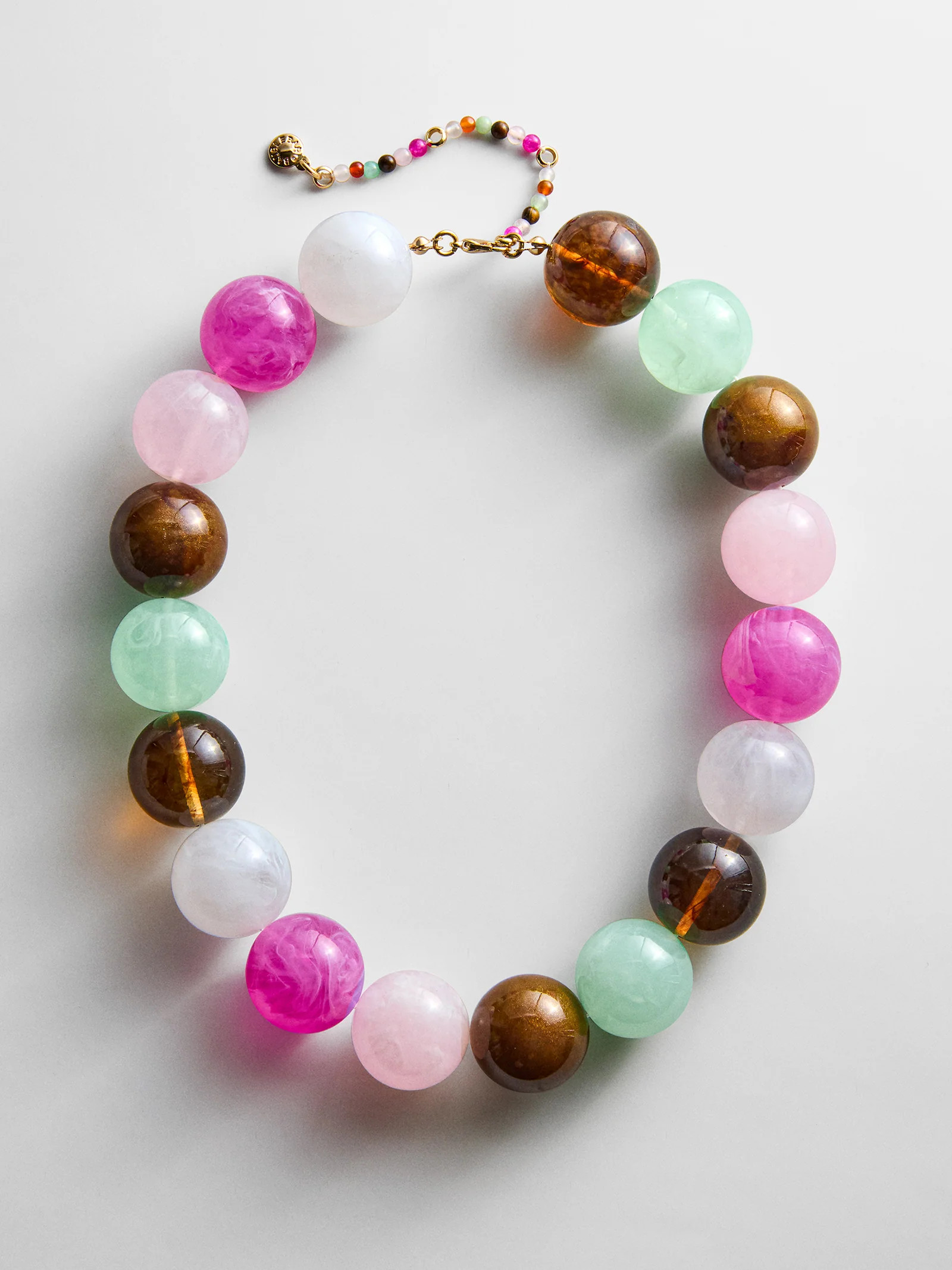 Jane Beaded Necklace - Pink Multi | BaubleBar