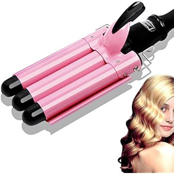 3 Barrel Curling Iron Wand 25mm Hair Waver Curler Iron, 1 inch Ceramic Tourmaline Triple Barrels,... | Amazon (US)