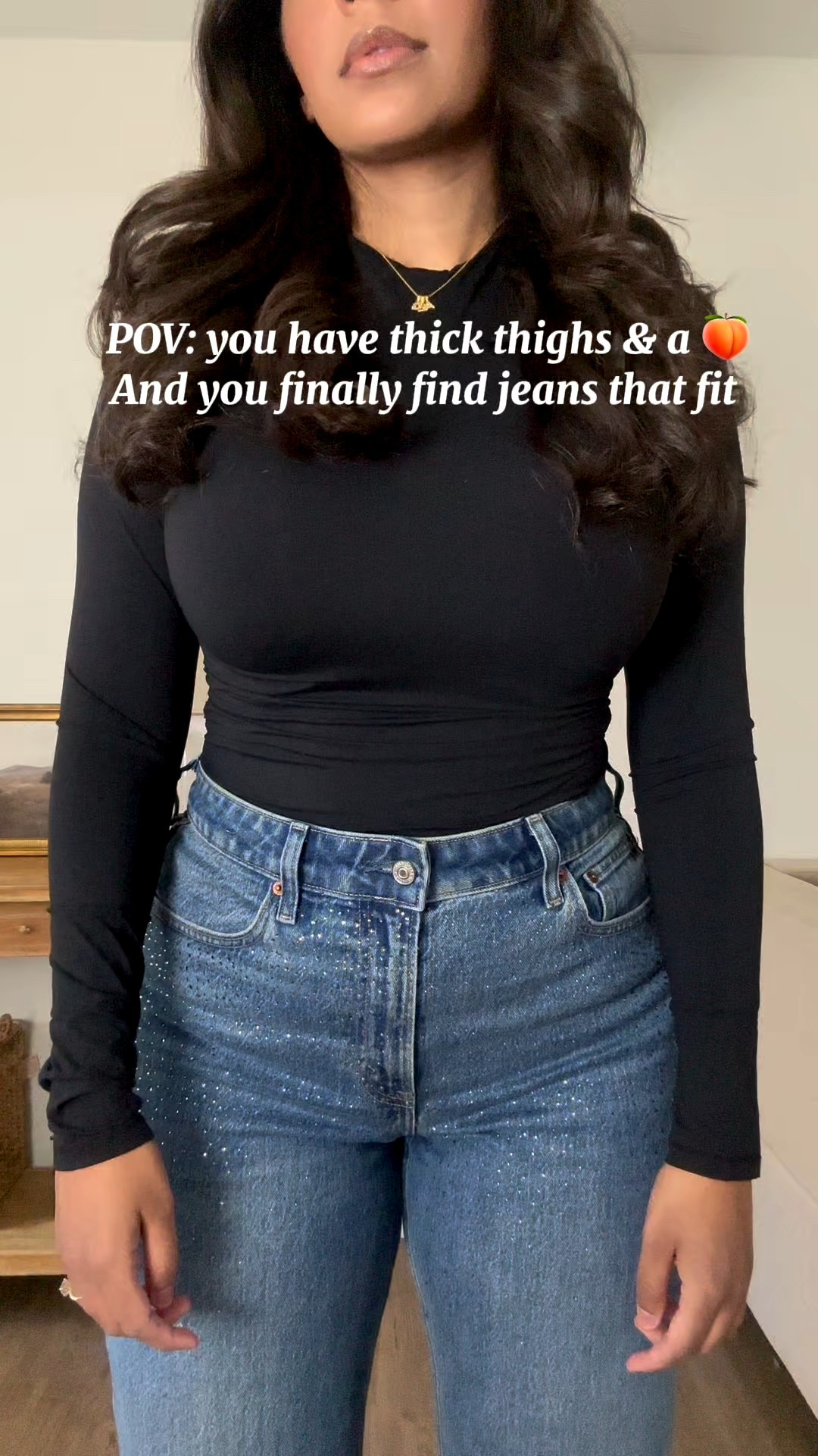 Rhinestone jeans Abercrombie style! Size 8 long. Use cyberAF to save! Tall friendly and curvy friendly jeans!

#LTKFindsUnder100 #LTKMidsize #LTKCyberWeek