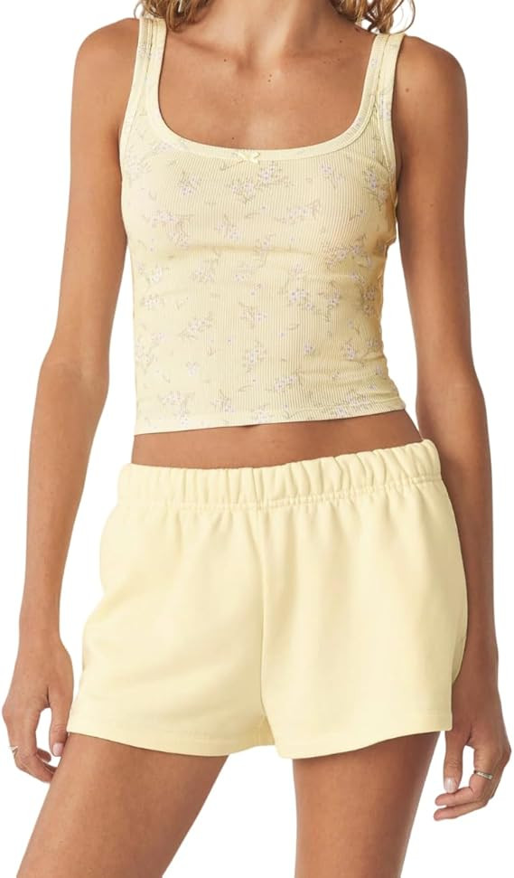 florence by mills Women's Cozy Crush Sweat Short | Amazon (US)