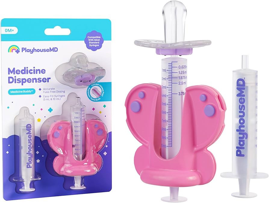 Medicine Dispenser, Butterfly - Liquid Medication Syringe for Newborns, Infants, Babies & Toddler... | Amazon (US)