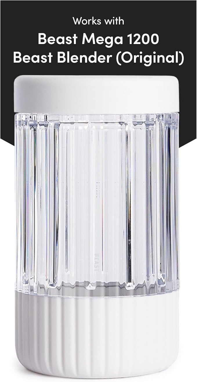 Beast Blending Vessel for Mega 1200 and Original Beast Blender | Ultra-Thick Tritan Blending Vess... | Amazon (US)
