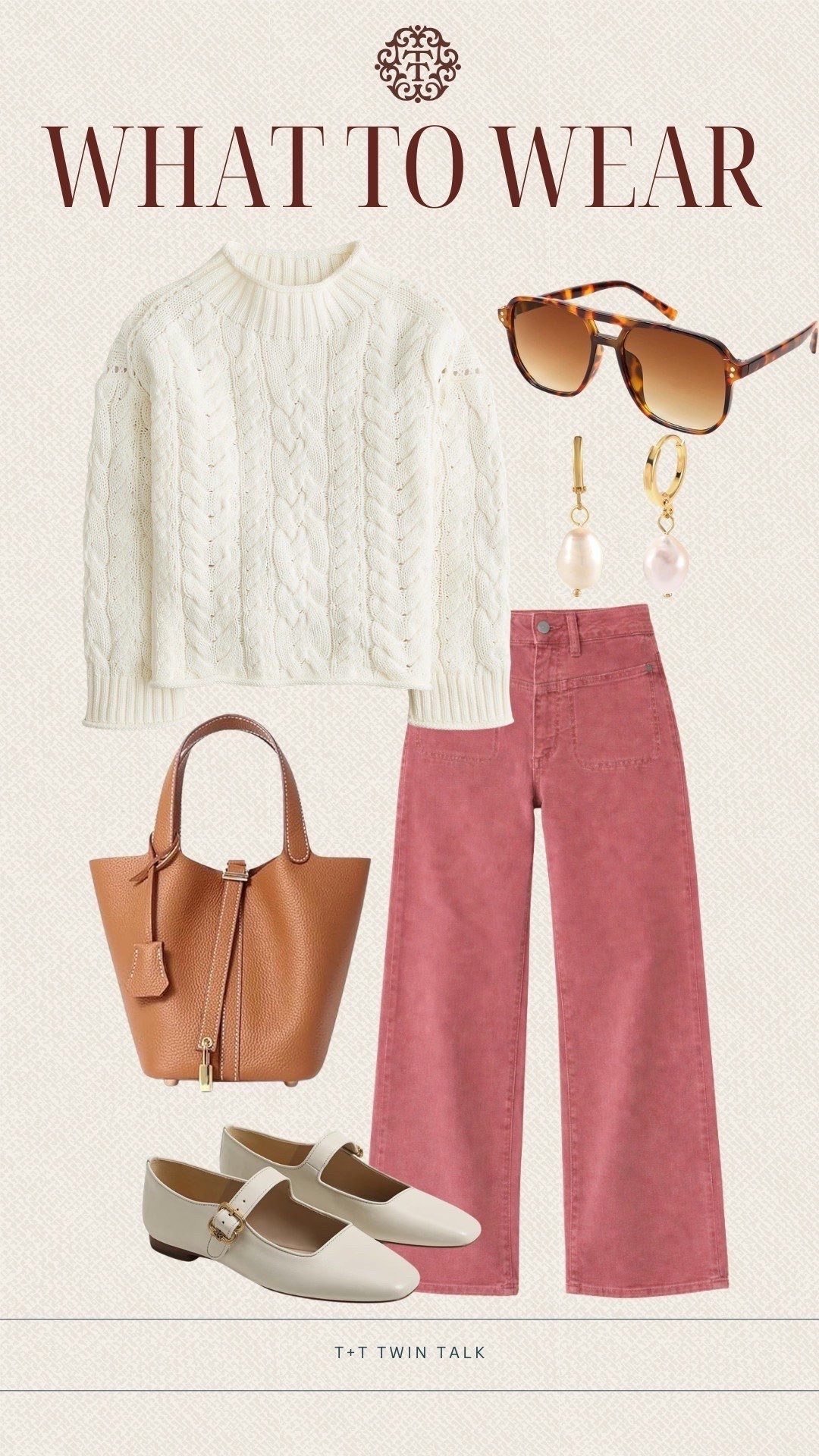 These mauve pants from Evereve pair beautifully with a classic white sweater from J.Crew. I added a few simple Amazon accessories to finish the look, which are always an easy go-to. A pair of Mary Jane flats keeps the outfit polished while still being comfortable enough to wear anywhere.

#LTKMidsize #LTKSeasonal #LTKOver40