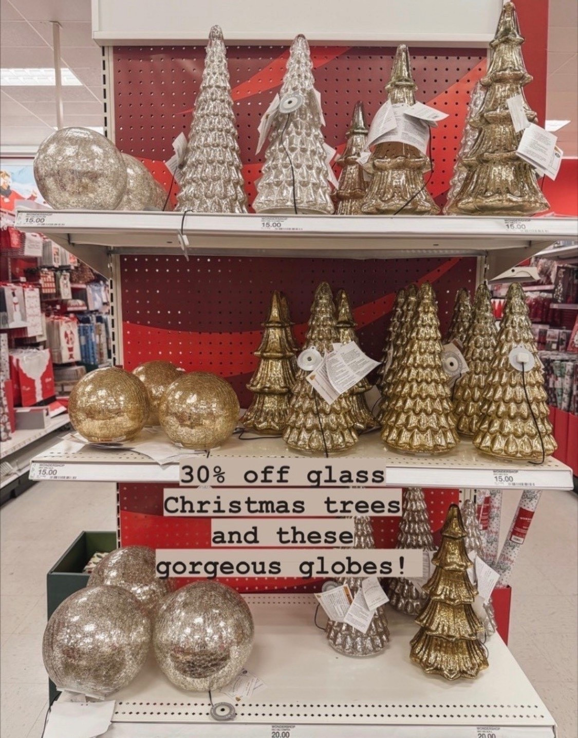 Target Christmas decor sale! 

#LTKHoliday