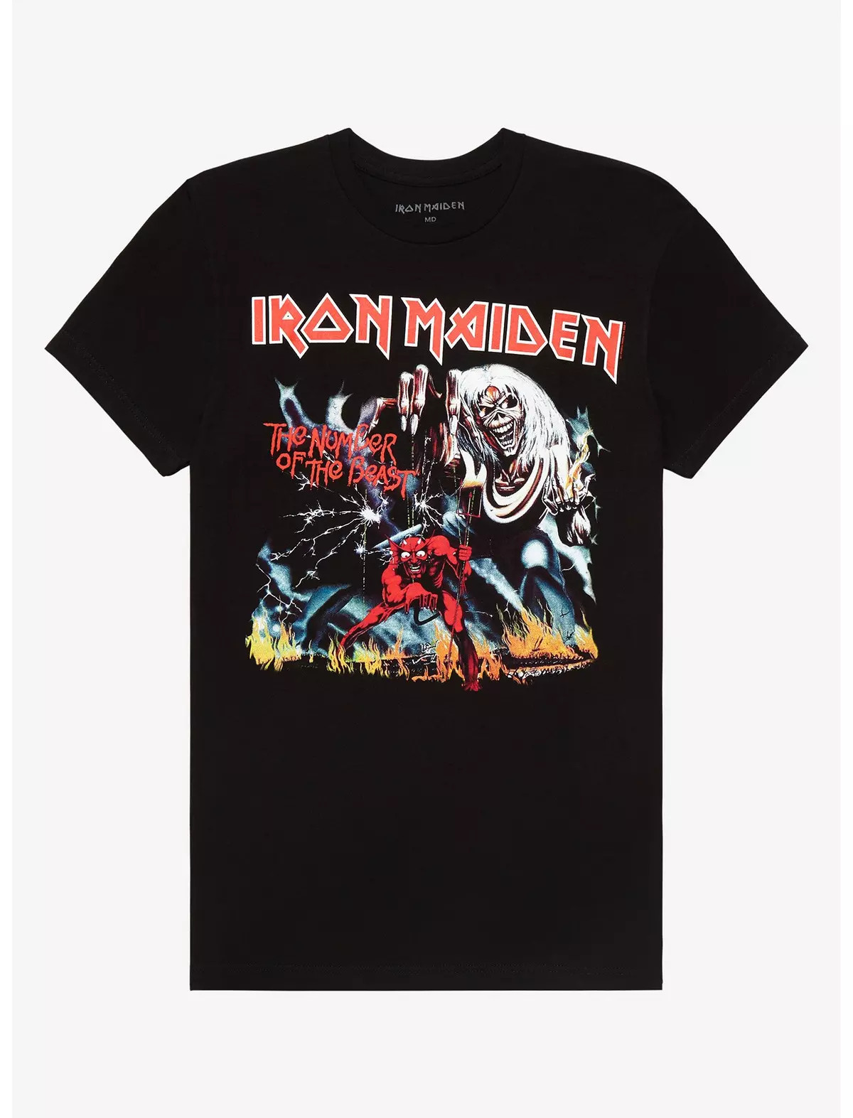 Iron Maiden The Number Of The Beast Lyrics T-Shirt | Hot Topic