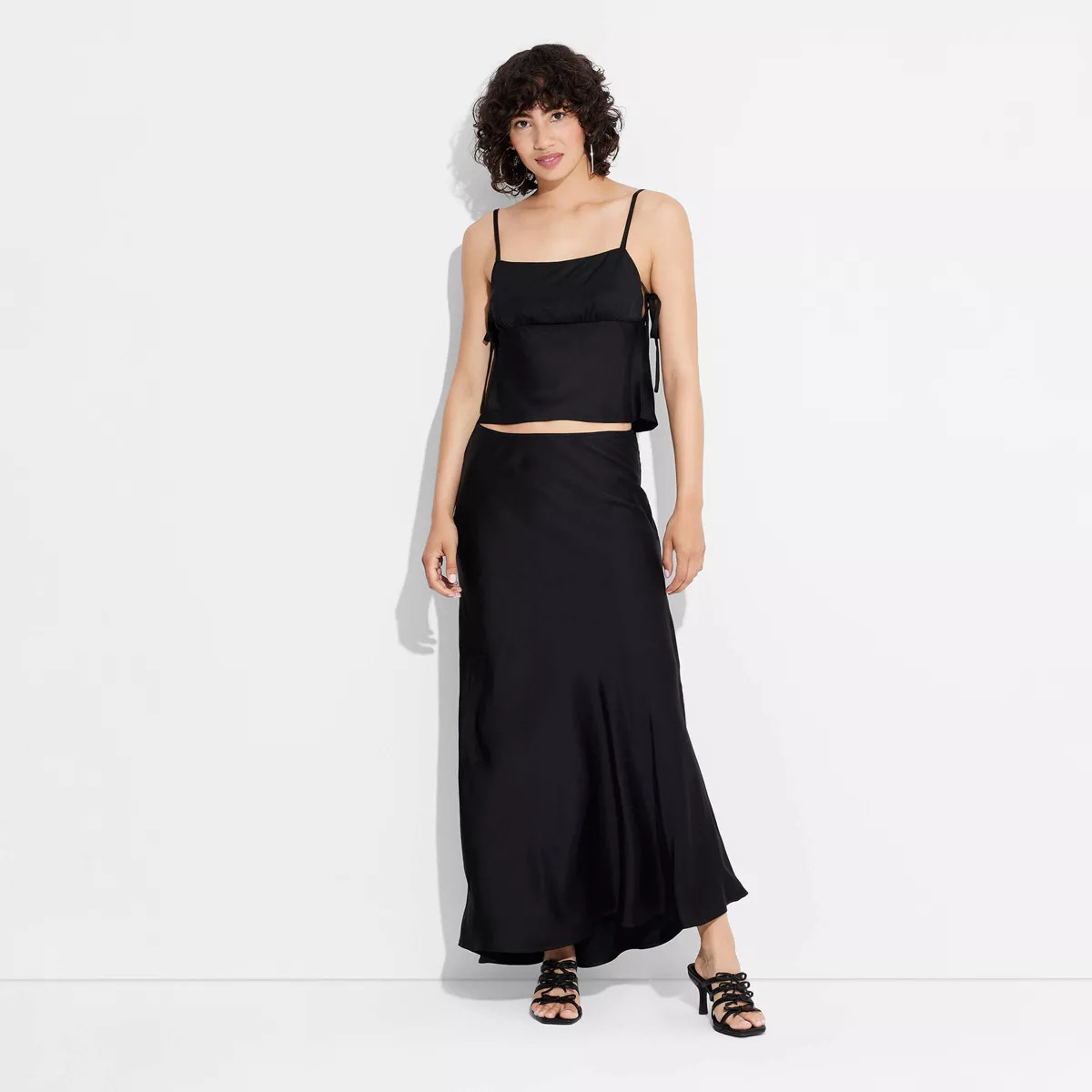 Women's Satin Trumpet Maxi Skirt - Wild Fable™ | Target